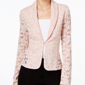 Blush Pink Lace blazer by INC